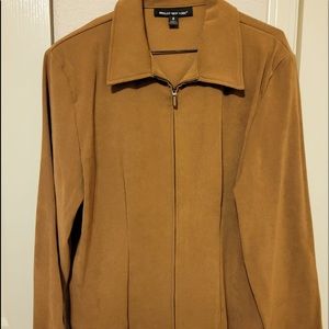 Vintage Faux Suede Light Jacket